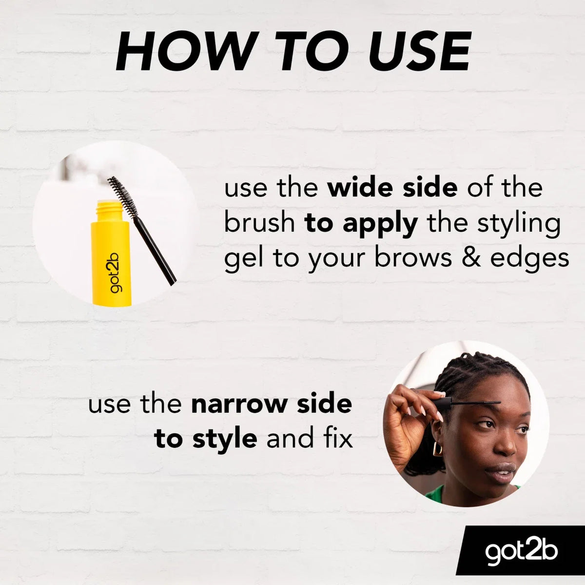 got2b Glued 4 Brows & Edges 2in1 Gel